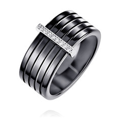 Кольцо из белого золота р. 16,5 ADAMAS 14039429/01-А51ДКЧ-41, бриллиант АДАМАС