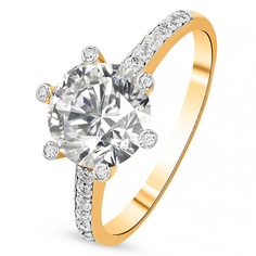 Кольцо из серебра р. 17 585Gold 701013017, фианит