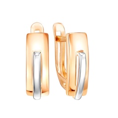 Серьги из красного золота 585Gold 402004764