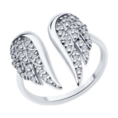 Кольцо из серебра р. 17 SOKOLOV 94014139, фианит