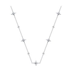 Колье из серебра 40-45 см SOKOLOV 94071027, фианит