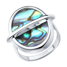 Кольцо из серебра р. 17 Diamant 94-310-01772-1, перламутр