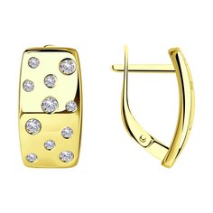 Серьги из серебра Diamant 93-120-01516-2, фианит