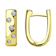 Серьги из серебра Diamant 93-120-01515-2, фианит