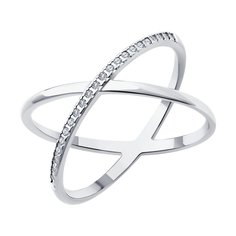 Кольцо из серебра р. 20 Diamant 94-210-02036-1, бриллиант