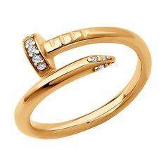 Кольцо из серебра р. 17 Diamant 93-110-02060-1, фианит