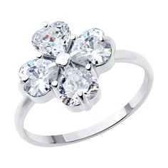 Кольцо из серебра р. 19 SOKOLOV 94014088, фианит