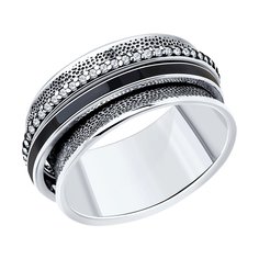 Кольцо из серебра р. 20,5 SOKOLOV 95010215, эмаль