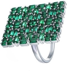 Кольцо из серебра р. 16,5 Джей Ви SY-355039-R_001_WG, фианит