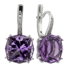 Серьги из белого золота ALORIS Серьги 1480АБр_, бриллиант