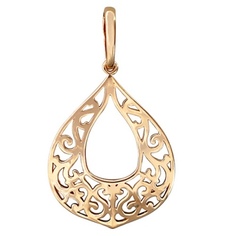 Кулон из красного золота Эстет 01П016519