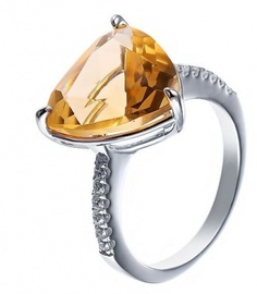 Кольцо из серебра р. 16,5 Джей Ви SY-356168-R_KO_US_004_WG, фианит