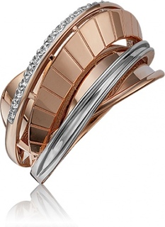 Кольцо из красного золота р. 19 PLATINA jewelry 01-5247-00-401-1110-48, фианит