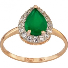 Кольцо из красного золота р. 18,5 ALORIS Кольцо 1347АгзКц, фианит