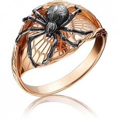 Кольцо из красного золота р. 15,5 PLATINA jewelry 01-5157-00-000-1110-59