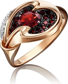 Кольцо из красного золота р. 19 PLATINA jewelry 01-5156-00-264-1110-46, топаз