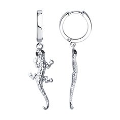 Серьги подвески из серебра SOKOLOV 94026657, фианит