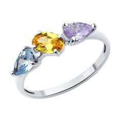 Кольцо из серебра р. 17 SOKOLOV 94014134, фианит