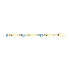 Браслет из красного золота р. 19 Diamant 51-350-00362-1, топаз