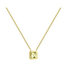 Колье из желтого золота 45 см SOKOLOV 770399-2, кварц
