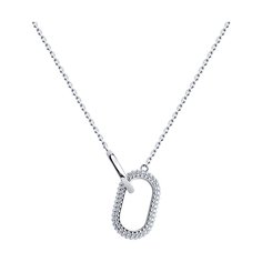 Колье из серебра 40-45 см SOKOLOV 94071016, фианит