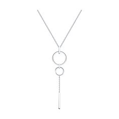 Колье из серебра 45-50 см Diamant 94-170-02030-3, фианит