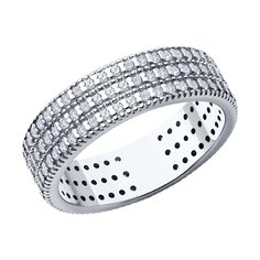 Кольцо из серебра р. 19 SOKOLOV 94014182, фианит