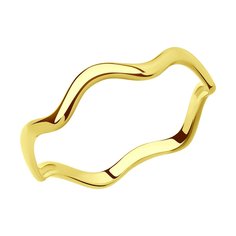 Кольцо из желтого золота р. 16,5 SOKOLOV 017399-2