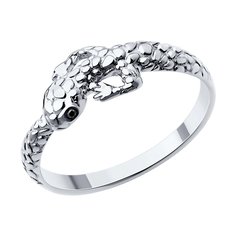 Кольцо из серебра р. 19 SOKOLOV 94014169, фианит