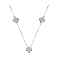 Колье из серебра 40-45 см SOKOLOV 94070951, эмаль