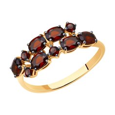 Кольцо из красного золота р. 16 Diamant 51-310-01445-1, гранат