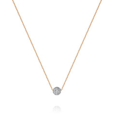Колье из красного золота 45-50 см ADAMAS 84040457/01-А50Д-41, бриллиант АДАМАС