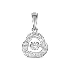 Кулон из белого золота MIUZ Diamonds P755-67771P008, бриллиант