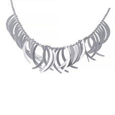 Колье из серебра 40 см Element47 CCFXD000137_KL_001_WG