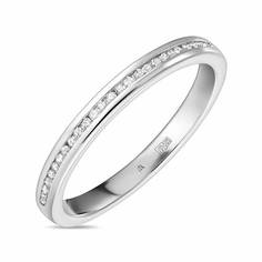 Кольцо из белого золота с бриллиантом р.16 MIUZ Diamonds R01-35459