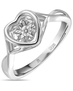 Кольцо из белого золота с бриллиантом р.17.5 MIUZ Diamonds R178-IGR-23120