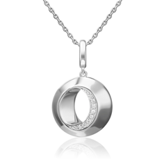 Подвеска из серебра с фианитом PLATINA jewelry 03-3402-00-401-0200