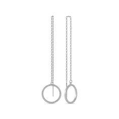 Серьги из серебра с фианитом MIUZ Diamonds E2036-SL-3723
