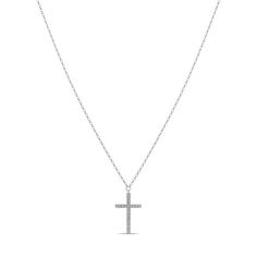Колье из серебра 50 см MIUZ Diamonds (Московский ювелирный завод) N2036-PR-2729, фианит