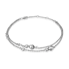 Браслет из серебра р.17 PLATINA jewelry 05-0618-00-401-0200-69, фианит