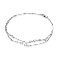 Браслет из серебра р.17 PLATINA jewelry 05-0623-00-401-0200-69, фианит