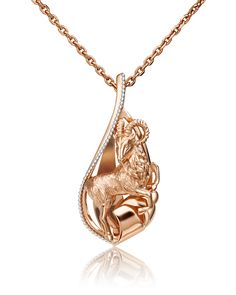 Кулон из красного золота/белого золота PLATINA jewelry 03-2814-03-000-1111-48