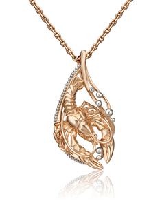 Кулон из красного золота/белого золота PLATINA jewelry 03-2814-11-000-1111-48