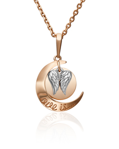 Кулон из красного золота/белого золота PLATINA jewelry 03-2968-00-000-1111-42