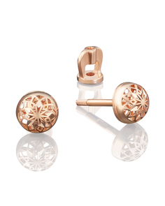 Серьги из золота PLATINA jewelry 02-3851-00
