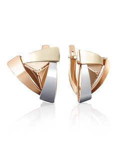 Серьги из золота PLATINA jewelry 02-3915-00