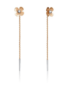Серьги из золота PLATINA jewelry 02-4152-00