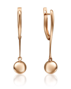 Серьги из золота PLATINA jewelry 02-4269-00