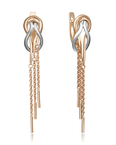 Серьги из золота PLATINA jewelry 02-4374-00