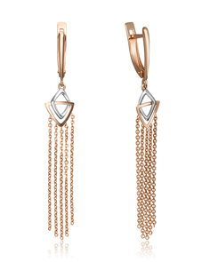 Серьги из золота PLATINA jewelry 02-4378-00